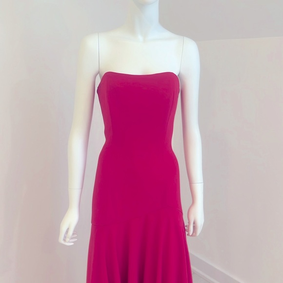 NWT SAMPLE SALE After Six Posie (muted Fuschia) size 10 Nu-georgette PRISTINE - Picture 3 of 7